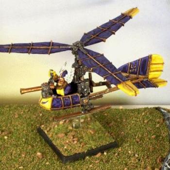 Warhammer Dwarf Gyrocopter by sashowal