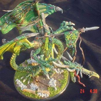 wood elf forrest dragon by T. Mack