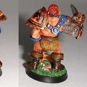 Blood Bowl Ogre Blocker by miniaturz