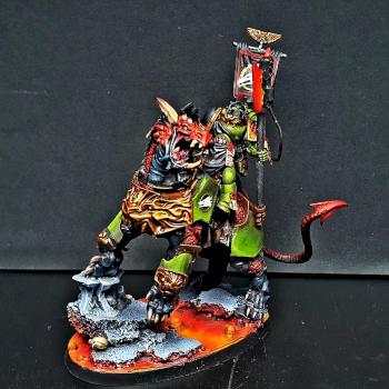 Space Marine Salamander Champion Conversion by Volatyle