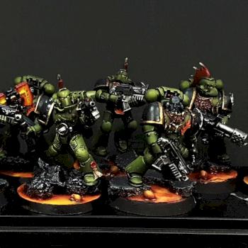 Space Marine Salamander Tactical Marines by Volatyle