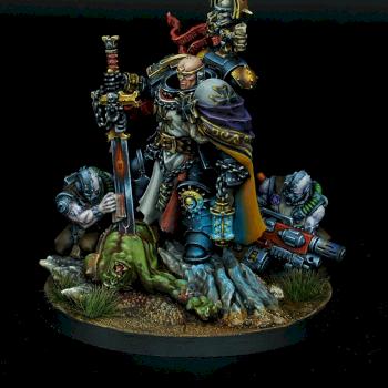 High Marshal Helbrecht of the Black Templars by Bartolomeus777