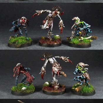 Flesh eaters Ghouls proxy with Bestiarum by GillianH