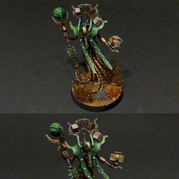 Necron Chronomancer by oxenreed