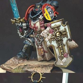 Black Templar Blade Guard Squad by GLD1