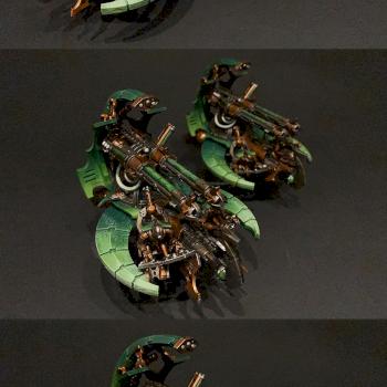 Necron Annihilation Barge 2 by oxenreed