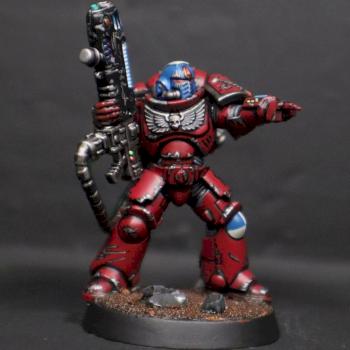 Blood Angles - Hellblaster sargent by mikecarrero