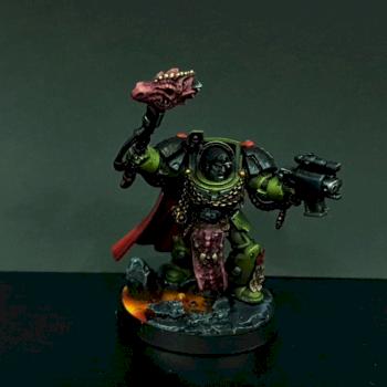 Space Marine Salamander Terminator Sergeant by Volatyle