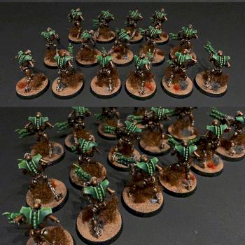 Necron Warriors by oxenreed