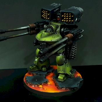 Space Marine Salamander Deredeo by Volatyle