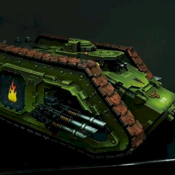 Space Marine Salamander Spartan Land Raider by Volatyle