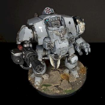 Space Wolf Contemptor Dreadnought by kaiserdean