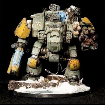 Space Wolves Redemptor Dreadnought by turtlarn