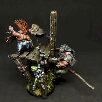 Gotrek Gurnisson dwarfs WARHAMMER by juanlurockerman