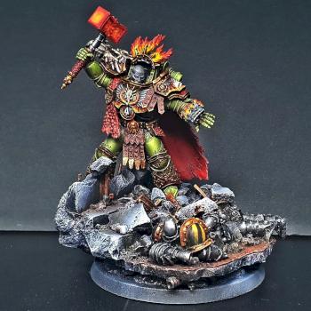 Space Marine Salamander Primarch Vulkan by Volatyle