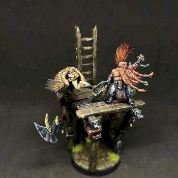 Gotrek Gurnisson dwarfs WARHAMMER by juanlurockerman