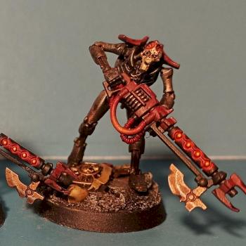 Necron Warriors by Orlandwolf