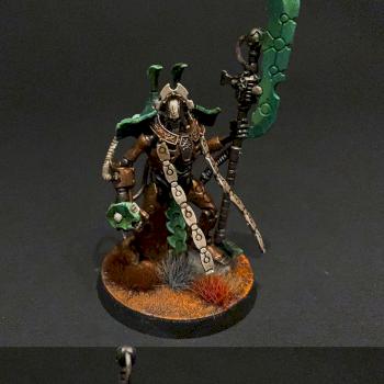 Necron Warlord by oxenreed