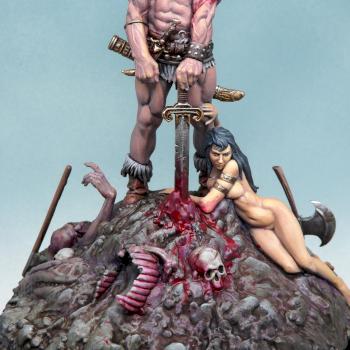 Conan tribute to Frazetta by RAFF