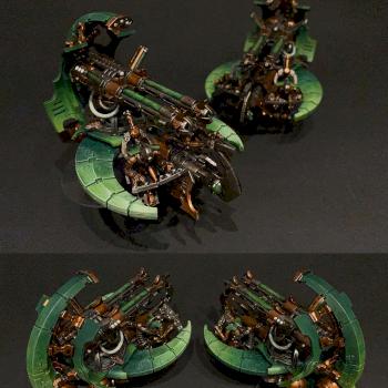Necron Annihilation Barge 1 by oxenreed
