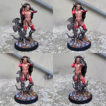 Kingdom Death Screaming God Armor Male Pinup Version by CerberusXt