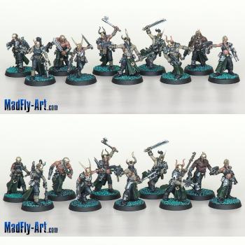 Chaos Cultists 1 by MadFlyArtStudio