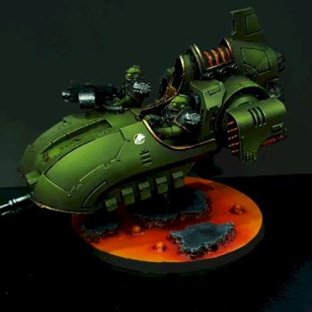 Space Marine Salamander Javelin Land Speeder by Volatyle