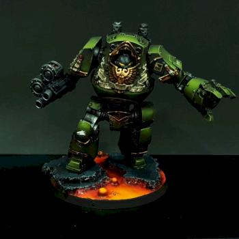 Space Marine Salamander Contemptor by Volatyle