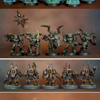 chaos space marine army by caiman