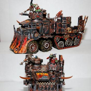 Ork Battlewagon WIP by boog1eman