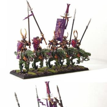 Dark Elf Cold One Knights by Ugrim