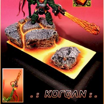 Grey Knight Terminator Salamander Conversion paint WIP 1 by Korgan31