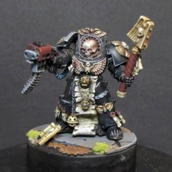 Space Marine Chaplain in Terminator Armour by Daith by WhiteRavenFactory