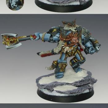 Logan Grimnar Space Wolf Lord by nels0nmac