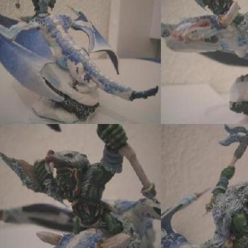Goblin Waaaagh!boss on Wyvern by Nivik Lupik