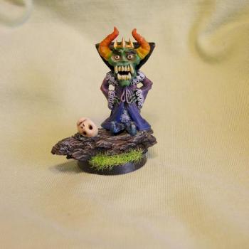 my first mini... !!! liche du >Dongeon de naheulbeuk< by Gaoute
