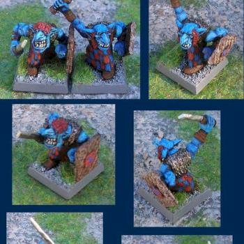 Blue Gobbos by Kalle