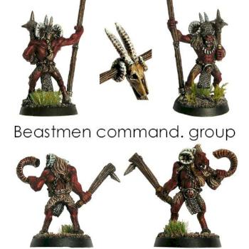 Beastmen command group by Hranostaj
