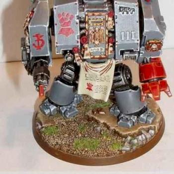 Emperors Fists Space Marine Dreadnought conversion by fraggL