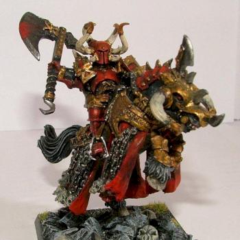 Khorne Chaos Lord on Steed by Doods