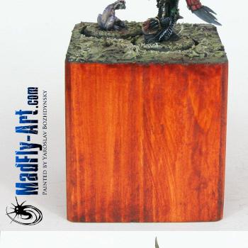 Huron Blackheart (with plinth) by MadFlyArtStudio