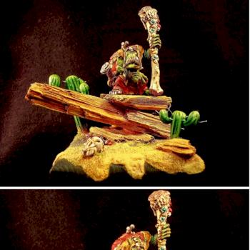 Orc Shaman of red desert by fuzztones