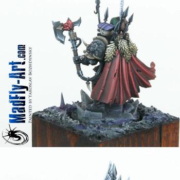 Chaos Terminator Lord (Closeup) by MadFlyArtStudio