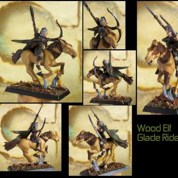 Wood Elf Glade Rider by haroldsoon