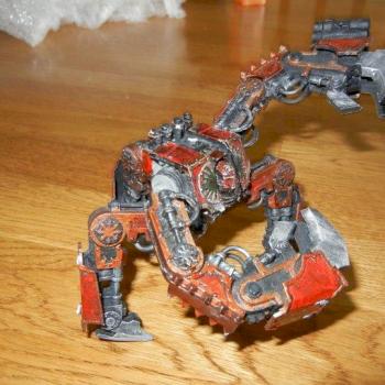 chaos khorne dreadnaught by calicoJack9