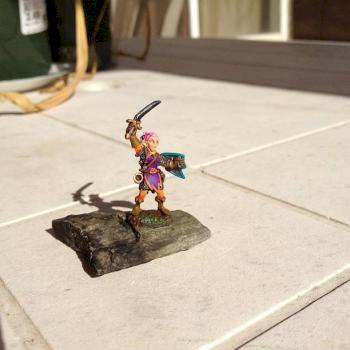 Gnome Bard by BlackWraith