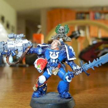 ultramarines tyranid hunter by calicoJack9