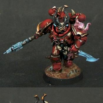 Chaos Aspiring Champion / Paladin de caos by thefigurecorner