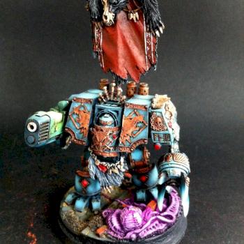 Space Wolves venerable dreadnought by gobsan