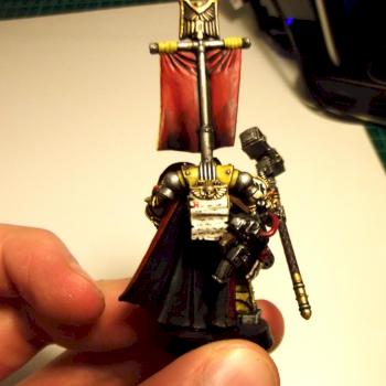 Pre-Heresy Imperial Fist Captain - Back by Haervek